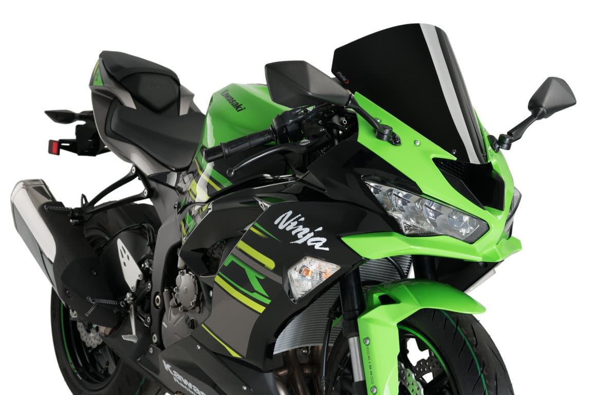 Puig 3177H RACING SCREEN [SMOKE] Kawasaki ZX-6R/ZX-6R 636/ZX-10R
