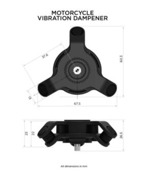 Quad Lock - Amortecedor de Vibrações QUAD LOCK